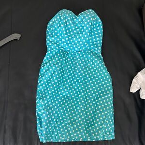 Strapless French vintage dress